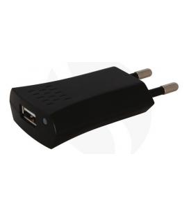 Chargeur Adaptateur USB Plat Noir